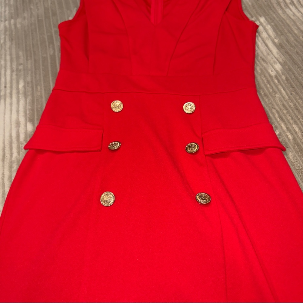 NWT! Fashion Nova Red Immy Mini Dress - Picture 4 of 9